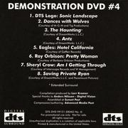 DTS Demonstration DVD No. 4