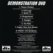 DTS Demonstration DVD No. 3