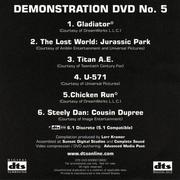 DTS Demonstration DVD No. 5