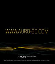 Auro 3D Demonstration Disc Vol. 2 Auro 3D Demonstration Disc Vol. 2